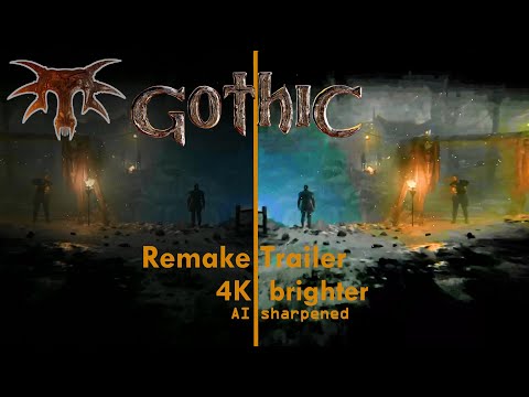 🎮 Gothic I Remake 🎮 Alte Mine Trailer 4K geschärft und heller @XardasLP