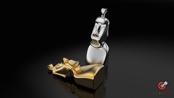 Clayoo 2 Tutorial: Moai Pendant