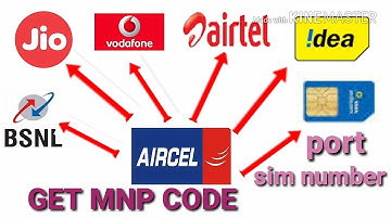 AIRCEL PORT CODE MNP UPC Port Aircel Number