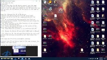 HFSecurity RA05 Facial Recognition Device How to Modify IP