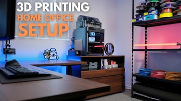 Upgrading My Home Office Desk Setup  for My 3D Printing Business