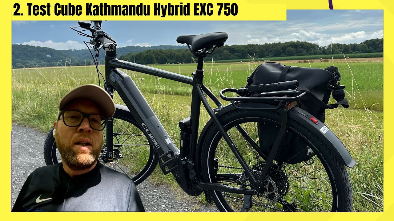 2. Test mit E-Bike Cube Kathmandu Hybrid EXC 750 / Tour in die Wahner Heide  (30 km)