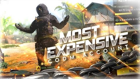 MOST EXPENSIVE CODM ACCOUNT | WORTH 0$ | FLEX WARNING⚠️ | Check Description To See More Flex.