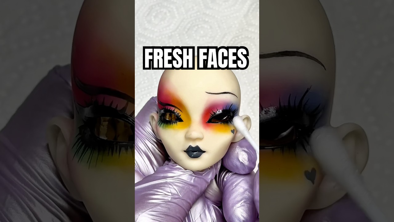 Any makeup suggestions??? #pidgindoll #dolls #bjd #makeup #dollmakeup #doll #makeupartist