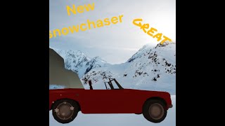 Testing out the snowchaser in a dusty trip.