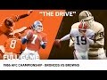 "The Drive" Broncos vs. Browns 1986 AFC Championship Game | NFL Full Game