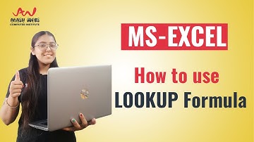 MS-EXCEL | LOOKUP Formula in MS-EXCEL | Akash Webs Computer Institute | Kamalpreet Kaur
