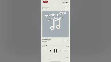 Luvvmolly - OTW (Unreleased snippet) #underground #bandlab #undergroundmusic