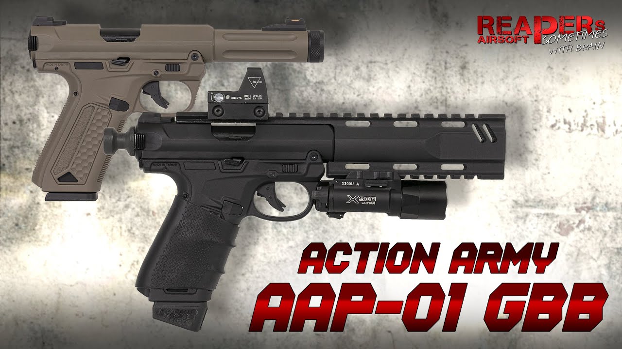 [Review] Action Army AAP-01 GBB 6mm (Gas Blowback) Softair/Airsoft (German,DE)