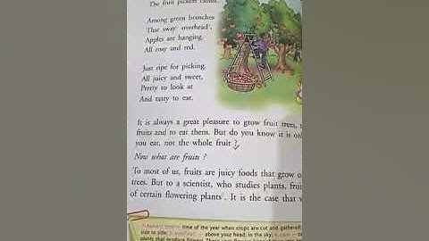 class 3rd English chapter- 8 (In the orchard)Part- 2