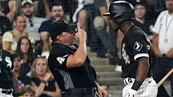 WSC@OAK Tim Anderson Ejected By The Umpire Nick Mahrley Because Tim Anderson Dosen't Like The Call thumbnail
