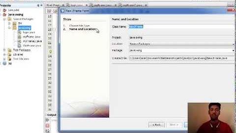 Java Swing Tutorial 3 - Login Frame Form
