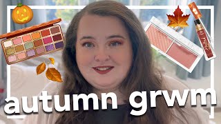 AUTUMN/FALL GRWM 🍂🍁🎃| all matte eyeshadow look | chit chatty cosy vibes | 2022