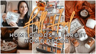 FALL HOME DÉCOR 2020 | SHOP WITH ME HOMEGOODS + TARGET HAUL! | Fall Home Decor On A Budget | Justine