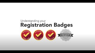 Understanding Your Registration Badges