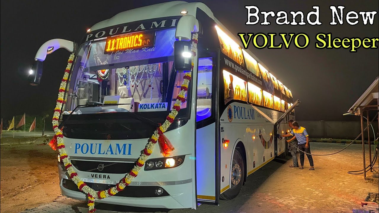 siliguri-to-kolkata-volvo-sleeper-poulami-paribahan-veera-journey