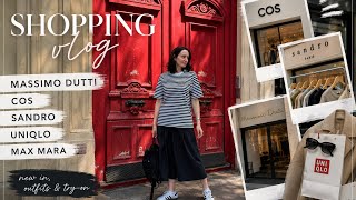ШОПИНГ ВЛОГ | COS, MASSIMO DUTTI, MAX MARA, UNIQLO, SANDRO | Новая коллекция 2026