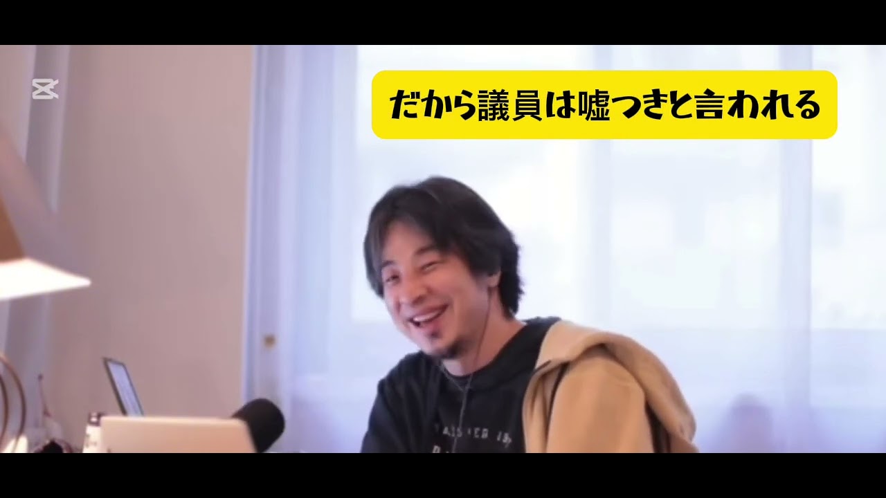 【ひろゆき】 議員は嘘をつく　世界はやったもん勝ち