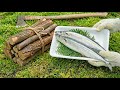 木から炭作ってサンマ焼く thumbnail