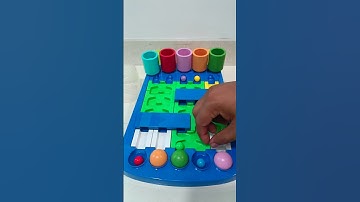 Building Blocks Marble Run Logic Game ASMR shorts  #shorts