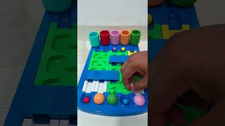 Building Blocks Marble Run Logic Game ASMR shorts  #shorts