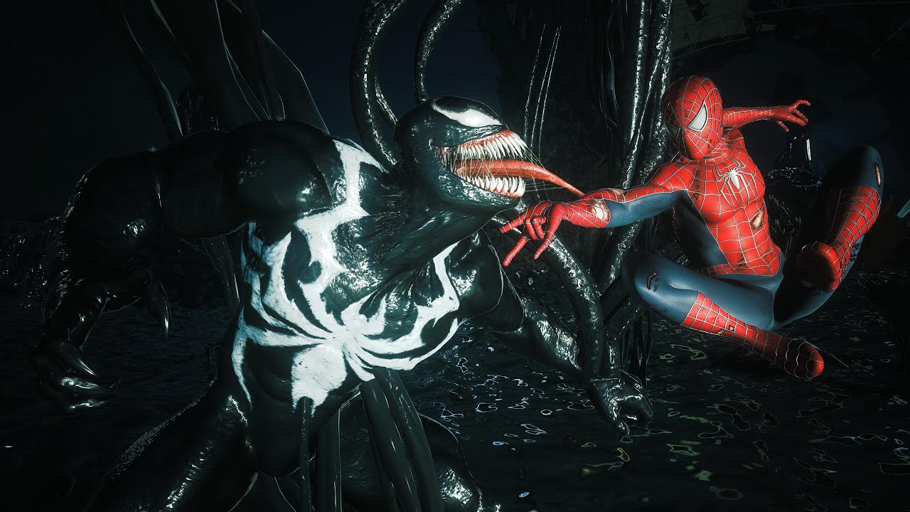 Sami Raimi Venom Sam Raimi Suit Vs Venom Boss Fight - Marvel's Spider-Man 2 - YouTube