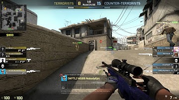 CS:GO Gameplay- My first AWP ace!