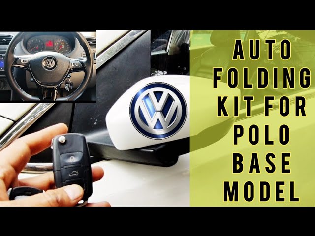 VW Polo (6C) 2017 gets Genuine VW Folding Mirrors! New Door Switch & Fold-On-Lock  Feature Activated! 