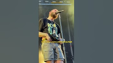 Thumbnail of Post Malone - I FALL APART (Live)