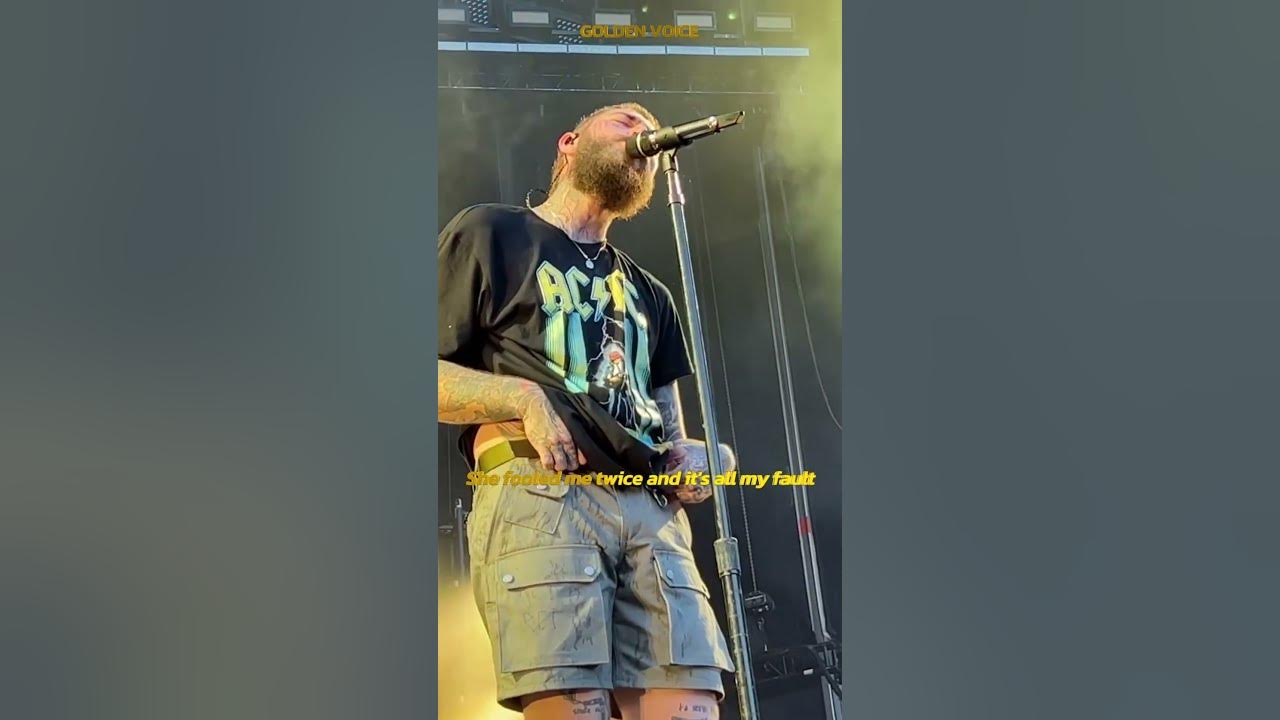Post Malone - I FALL APART (Live) Post Malone - I FALL APART (Live)