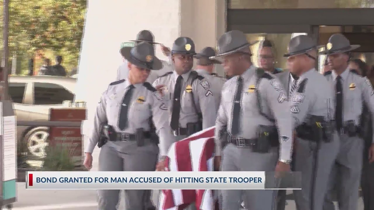 Bond granted for man accused of hitting state trooper on I-26 - YouTube