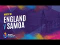 England v samoa  match 18  nwc2019