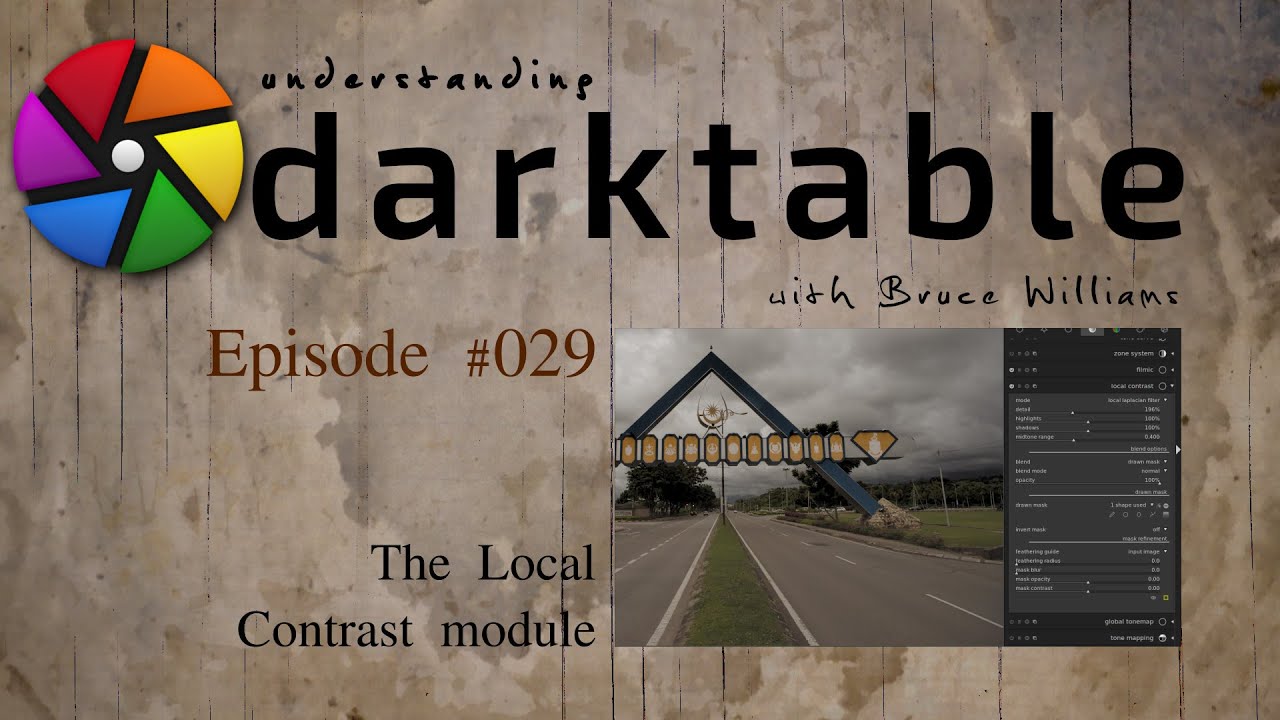 darktable ep 029 - Local Contrast module - YouTube
