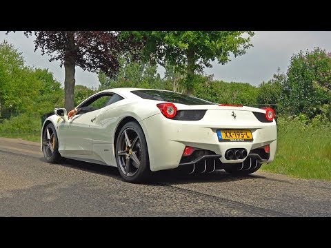 LOUD Ferrari 458 Italia V8 Exhaust SOUNDS! Revs & More!