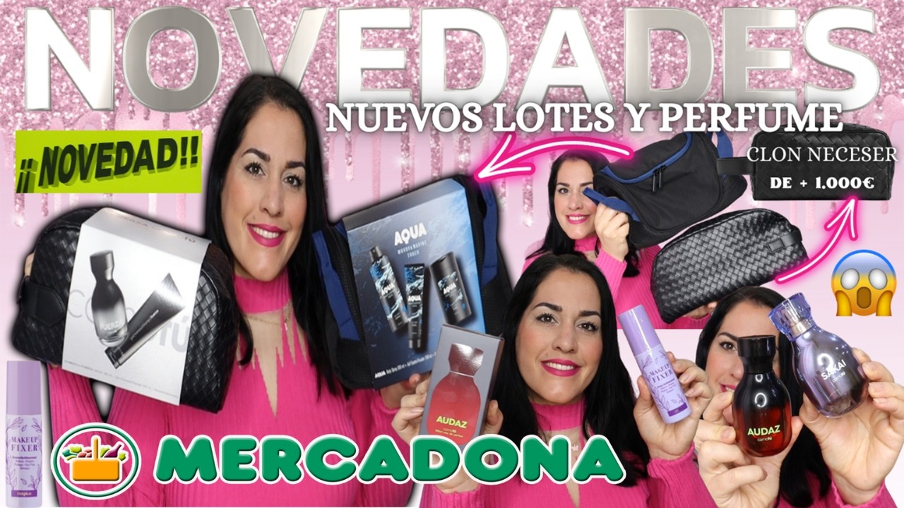 🔥HOY LUNES 2 DE MARZO🔥NOVEDADES MERCADONA/NUEVOS LOTES Y PERFUMES DIA DEL PADRE+BRUMA FIXER💜MAKEUP