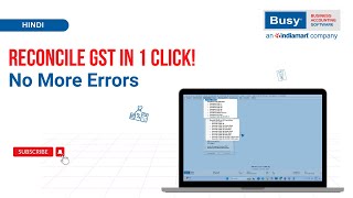 Simplify GST! ✅ Instantly Reconcile BUSY with GST Portal Data | Save Time & Prevent Errors (Hindi) screenshot 4