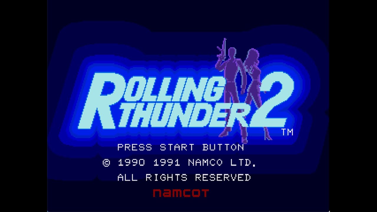 BGM] [MD] ローリングサンダー2 [Rolling Thunder 2] - YouTube