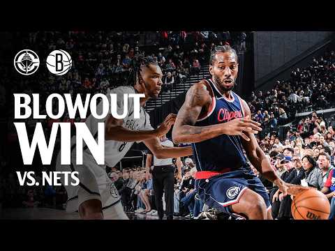 Clippers 59-Point Win Over Nets Highlights | LA Clippers