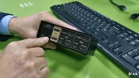 KVM Switch Dual Monitor Setup for 2 Desktops or Laptops - how to hook up CKL-922HUA-2