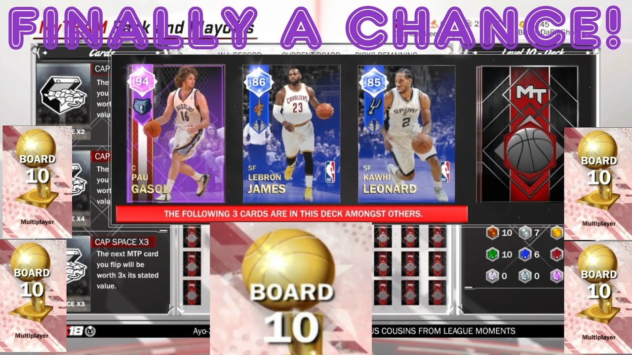 NBA 2K18 MyTEAM Pack and Playoffs PB# 10! Conf-Semi Finals REWARDS! CHASE FOR PINK DIAMOND! PT.2