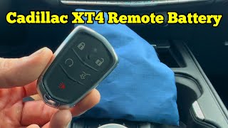 How to change Cadillac XT4 Remote Battery