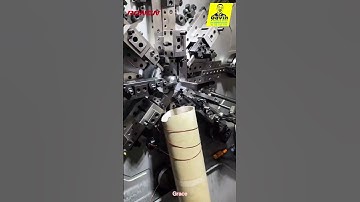 RNJ-1025 CNC spring machine #factory #machine #cncmill #cnc #wireworks #manufacturing #automobile