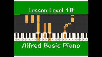Alfred Basic Piano Lesson 1B, P9, Fun Learning Piano Beginner, Online Piano Lessons, Video Course