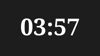 3 Minutes 57 Seconds Timer