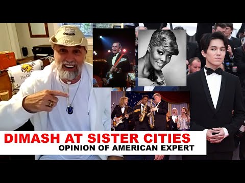 Dionne Warwick and Dimash at the Sister City Ceremony Gala on January 17, 2021 (SUB)