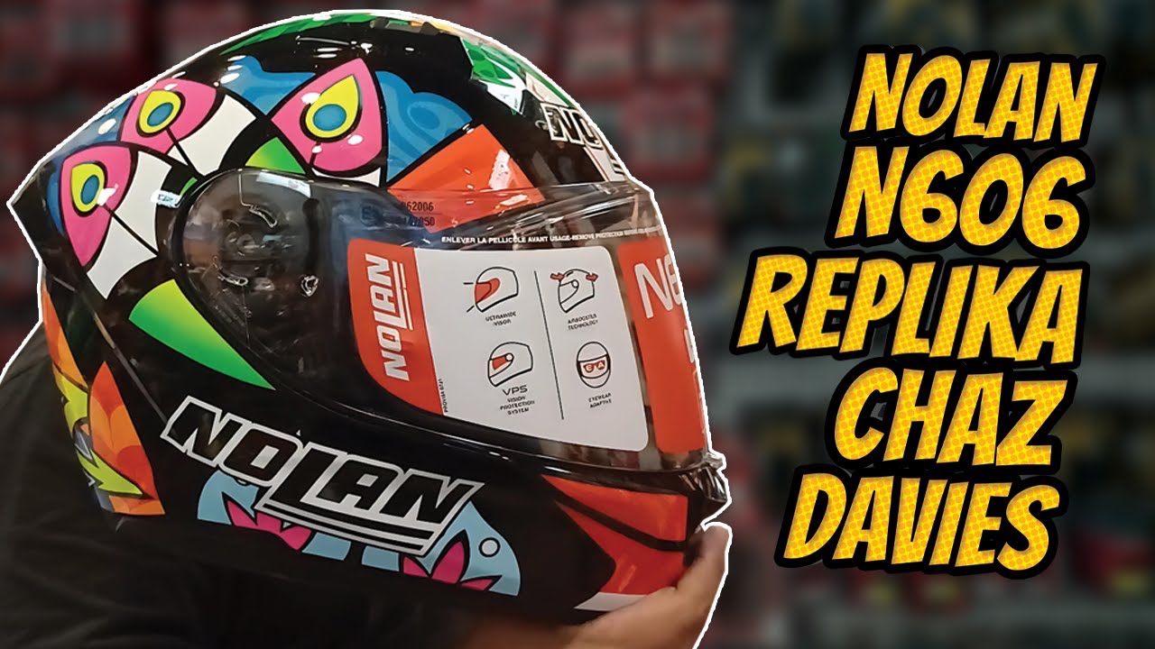 Replika Chaz Devies Nolan N606 Helm Yang Eyewear Friendly 