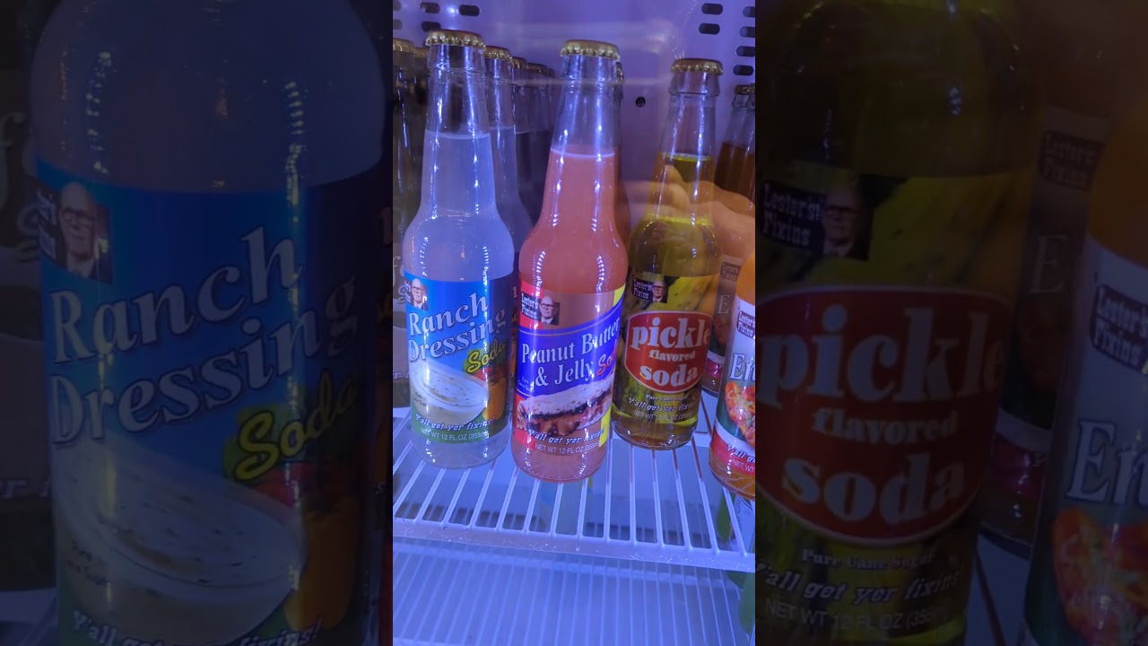 Check Out These Wild Flavored Sodas!!