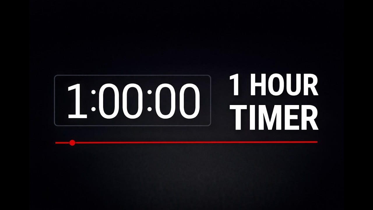 First Hour Timer Image 1 Hour Timer | Stay Focused - YouTube