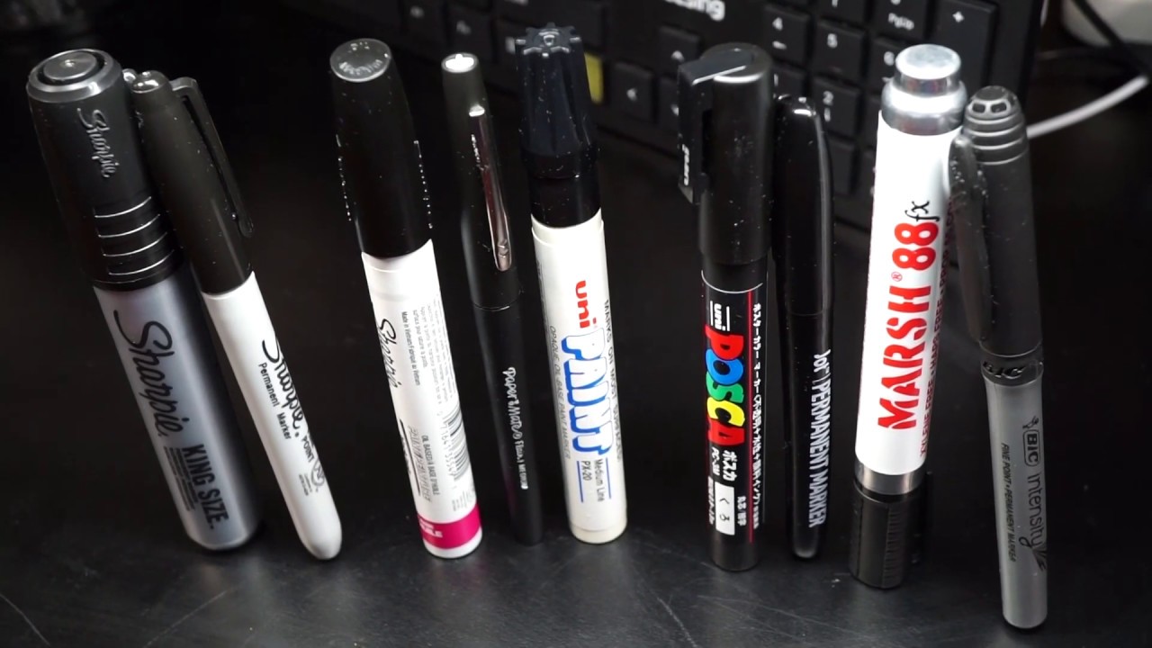 A Detailed Review of 9 Popular Black Paint Markers YouTube