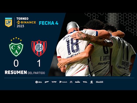 #TorneoBinance 2023 | Fecha 4 | resumen de Sarmiento - San Lorenzo